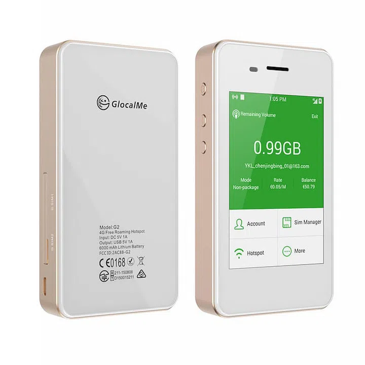 The G2 is one of GlocalMe's star products. Photo: GlocalMe