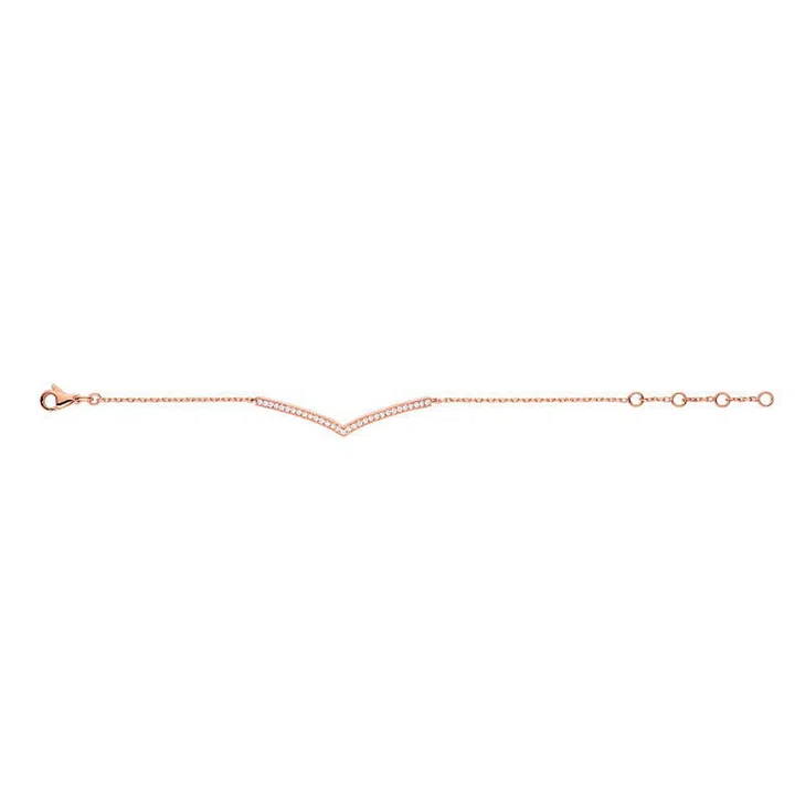 Pink gold and diamond 