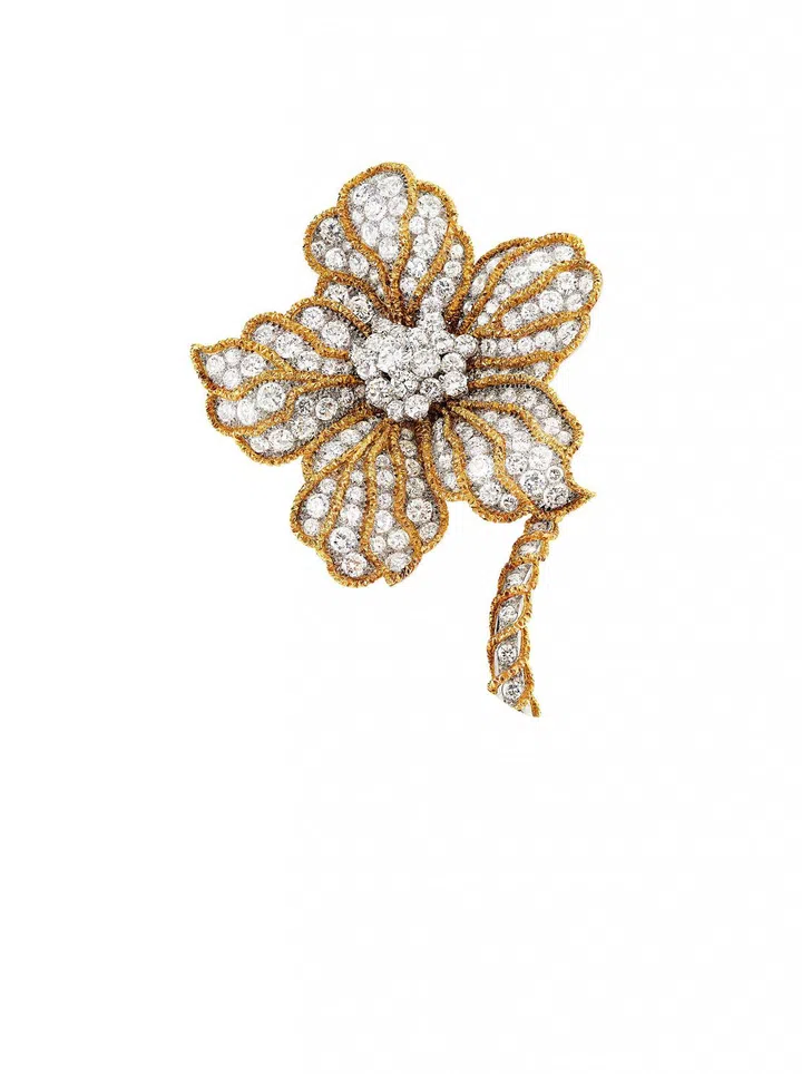 A floral brooch from 1969. Photo: Courtesy of FRED