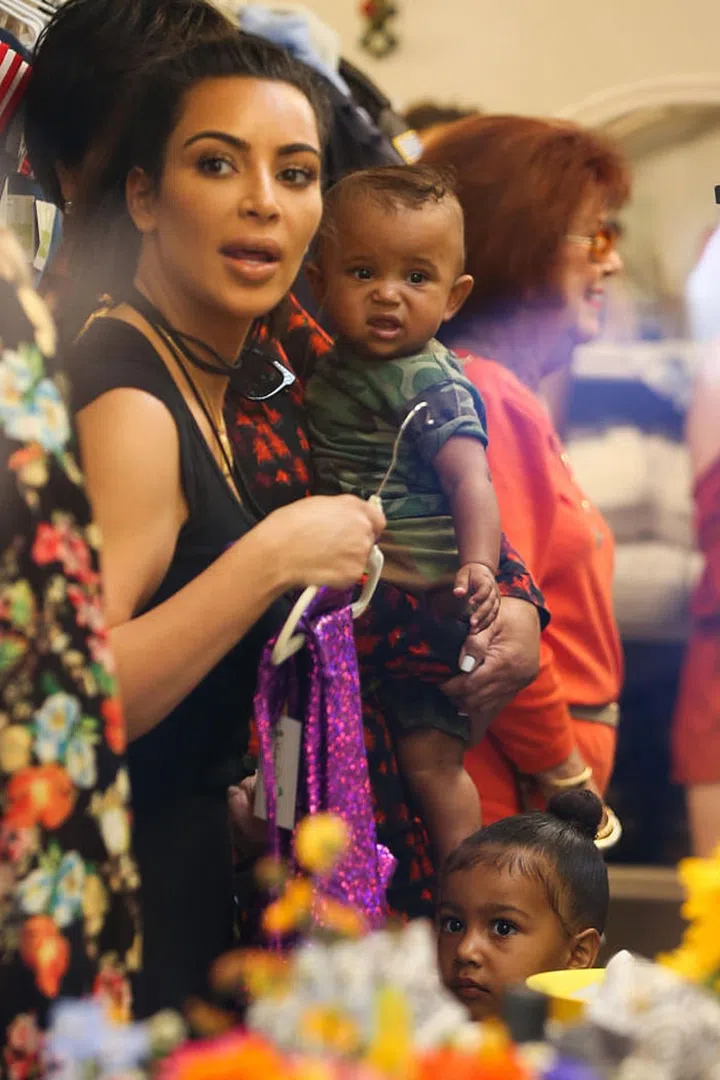 Saint West Wore The Cutest Mini Camo Outfit While Out In PublicSaint West Wore The Cutest Mini Camo Outfit While Out In Public