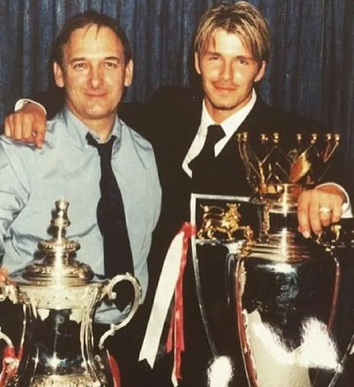"Happy Fathers Dad... Along with my mum the support they gave me helped me achieve my dream .. Thanks Dad x" Photo: @davidbeckham