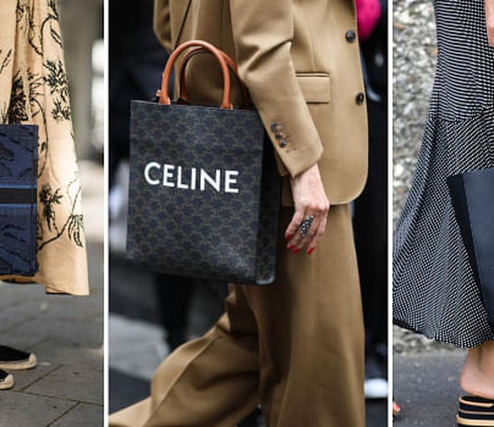 Tote Bags Street Style Getty Images Celine,Dior and Balenciaga