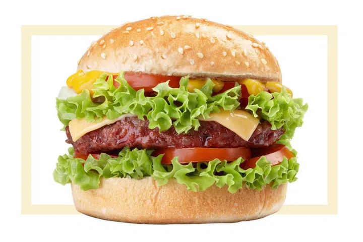 Spoiler Alert: "Cheeseburgers are only slightly less glycemic than pizza or macaroni and cheese, but there's less dairy, so not as bad." Photo: Dana Tepper