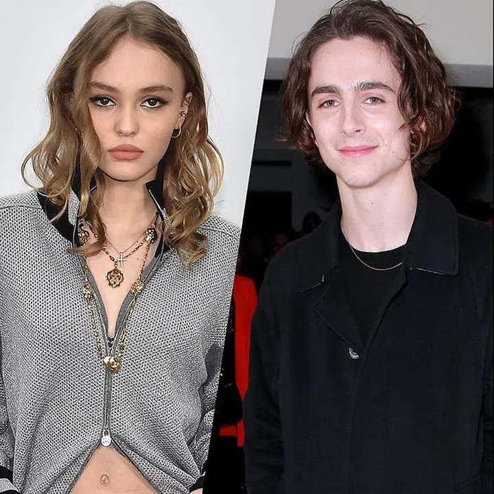 Timothée Chalmet and Lily Rose Depp