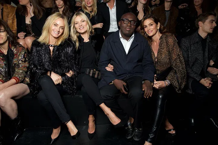 Amber Valletta, Kate Moss, Edward Enninful & Cindy Crawford
