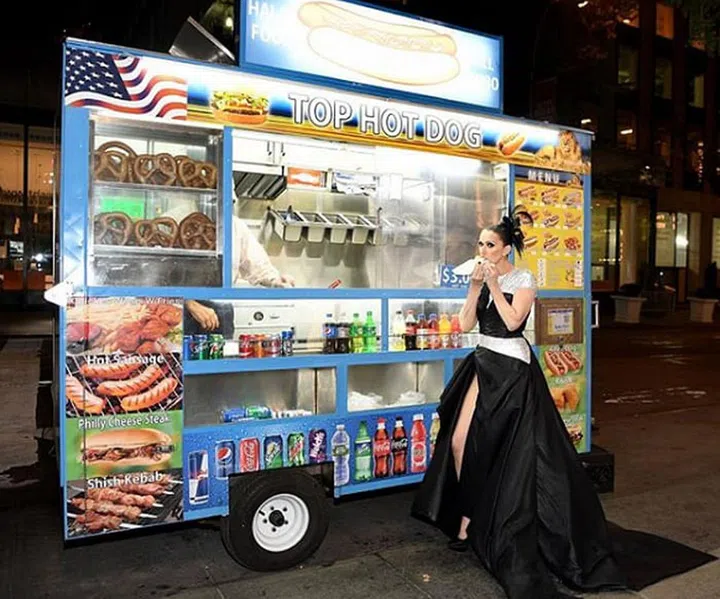 Genius idea for you, Donatella: Versace-branded franks. What do you think?
Photo: Instagram