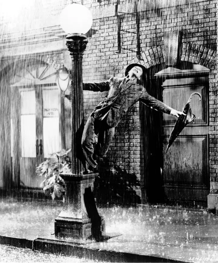 Known for its iconic dance scenes with umbrellas, this Gene Kelly film captures the upheaval in the entertainment industry over the transition from silent films to "talkies" when two silent movie stars join the cast of a musical. Photo: Getty