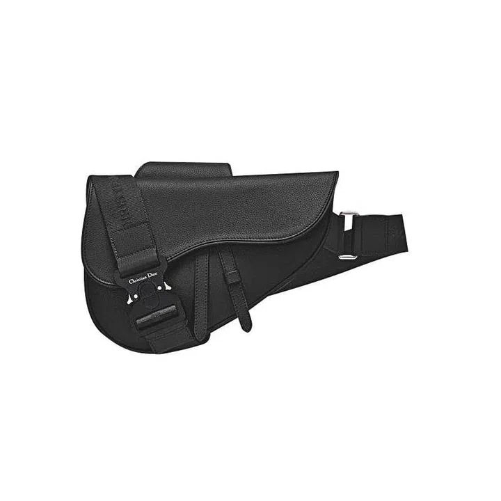 Grained calfskin Saddle bag, $4,800, Dior Men