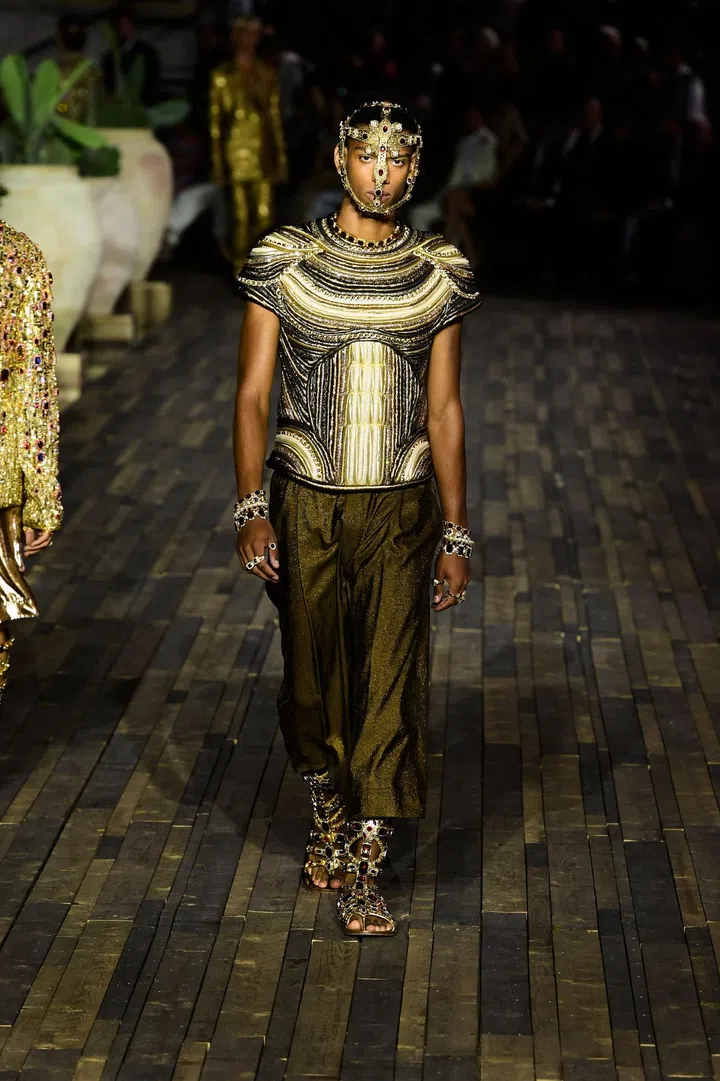 Dolce &amp; Gabbana Alta Moda show at the Piazza Duomo, Siracusa, Sicily, July 9, 2022