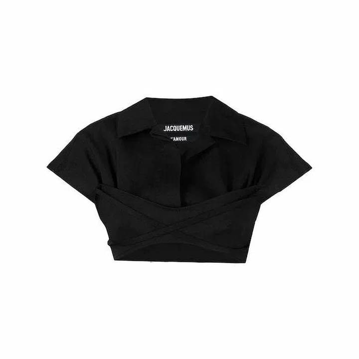 Short-Sleeve Crop Top, $879, Jacquemus at Farfetch
