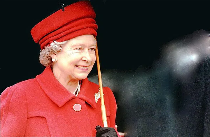 Taken on a visit to open a new high school in Armagh, Northern Ireland on a rainy day in June 1995.