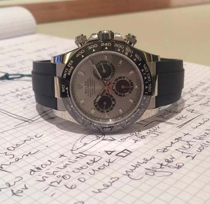 Always a personal favourite is the Oyster Perpetual Cosmograph Daytona, this year with Oysterflex bracelet.