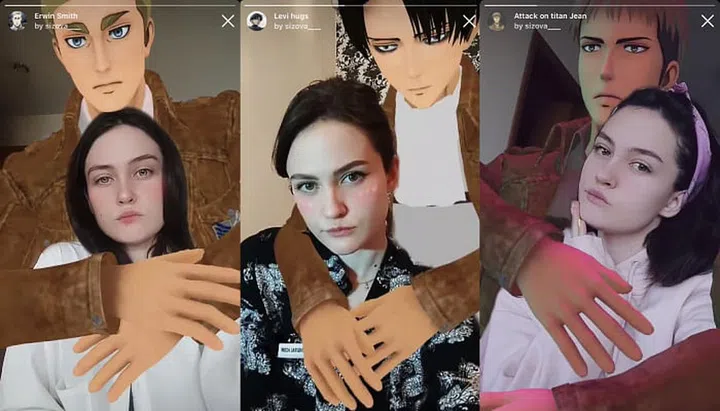 instagram-story-igs-effects-lonely-people-attack-on-titan