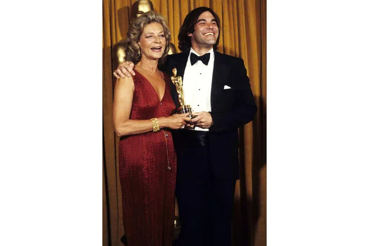 Vintage isn't just for kids as evidenced by Lauren Bacall in this iconic dress at the Oscars. Photo: Getty