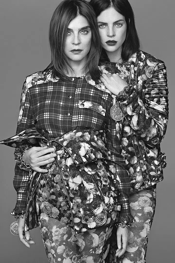 Tisci enlisted Carine Roitfeld and Julia Restoin-Roitfeld for Givenchy’s fall/winter 2013 campaign