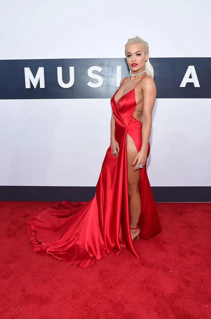 In Donna Karan at the MTV Music Awards in 2014 