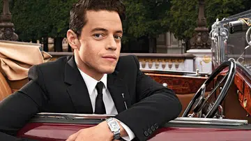 Rami Malek Cartier Tank Francaise