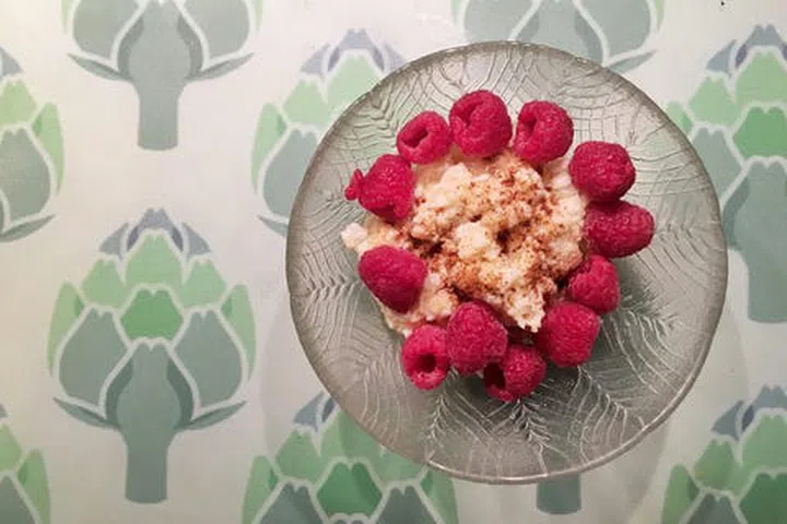 Egg white oat free porridge