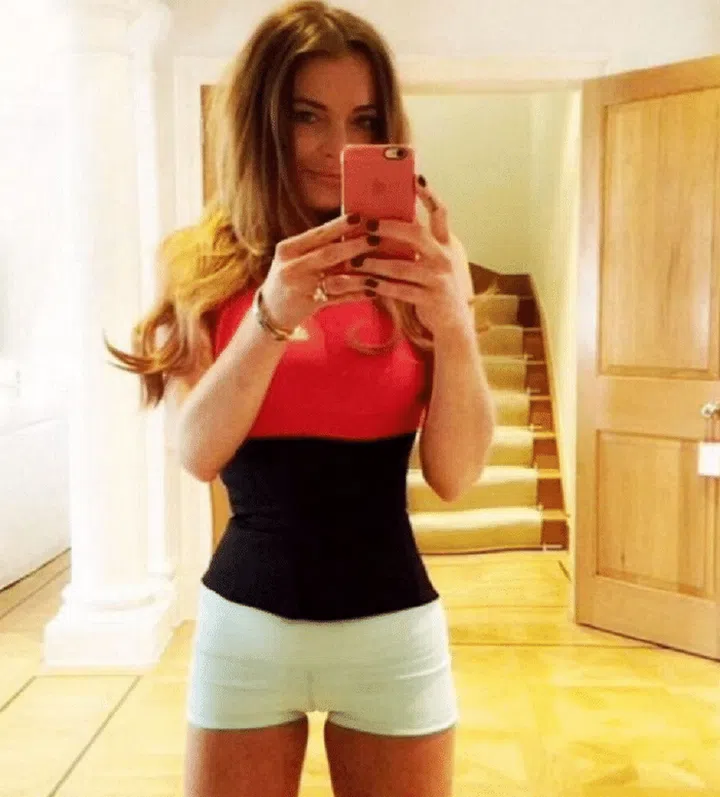 Probably not the easiest staircase to climb. Photo: @lindsaylohan