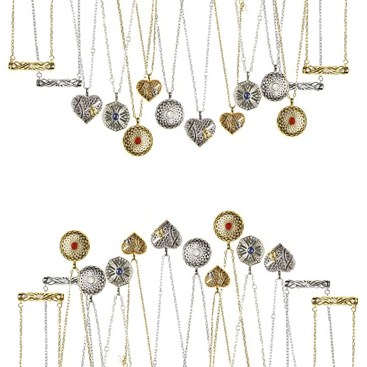 Pendant necklace diffusers, MaisonVavavoom.com