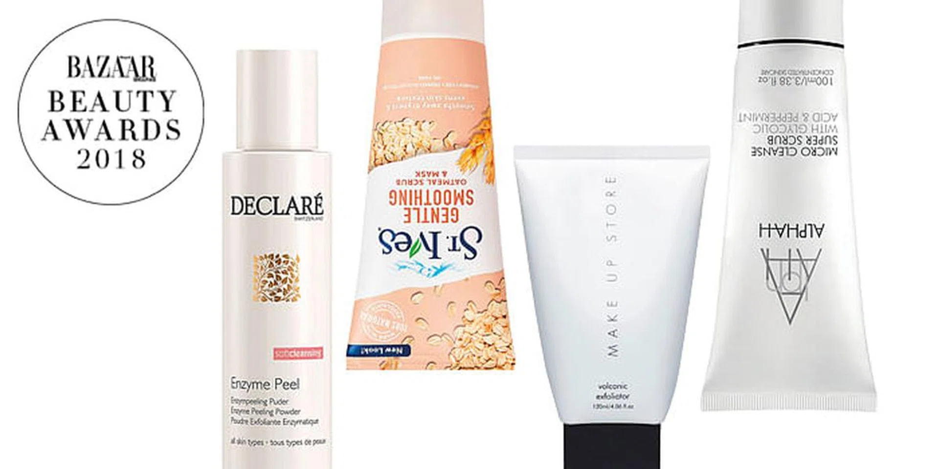 BAZAAR Beauty Awards 2018 Face Scrubs