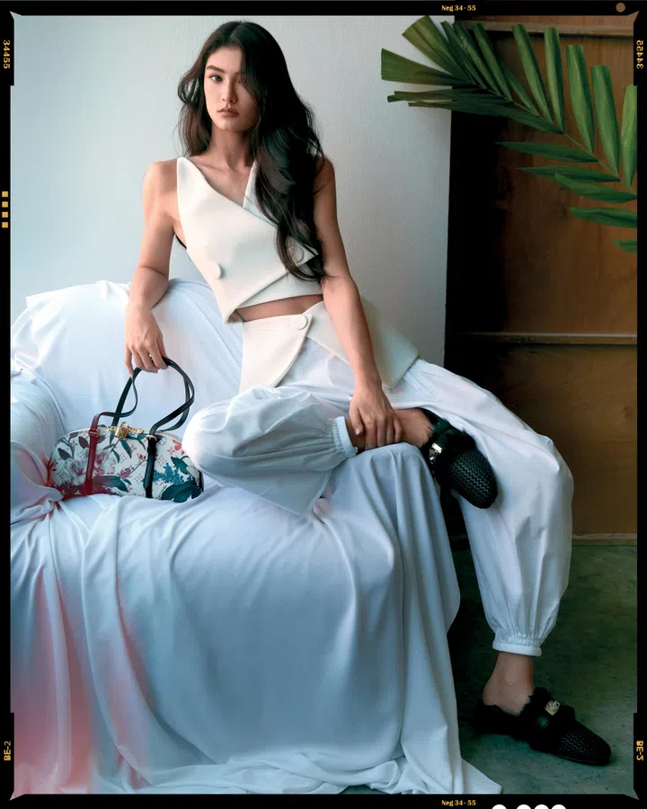 Model wearing Louis Vuitton spring/summer 2026 collection