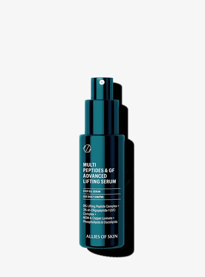 BAZAAR Man multitasking beauty grooming products Peptides Advanced Lifting Serum Allies of Skin