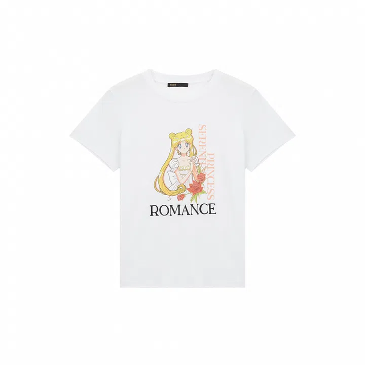 Cotton T-shirt, $205, Maje
