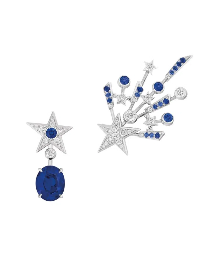 chanel reach for the stars rise and shine earrings