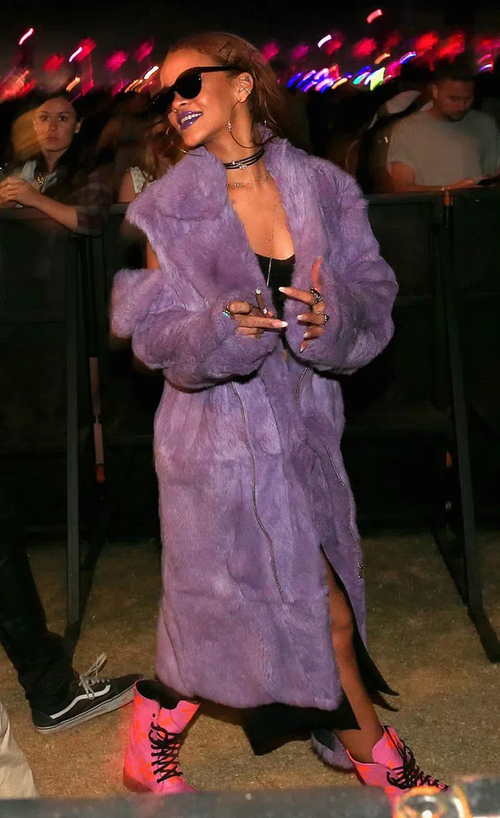 MTV ran an article in 2012 highlighting photos Rihanna had posted from Coachella that reportedly showed her "rolling a cigar leaf full of marijuana." The outlet tweeted a link to the article with the caption, "Yikes. @Rihanna’s marijuana photos from Coachella spark controversy," to which the singer replied, "Yikes… @Rihanna ran out of fucks to give."