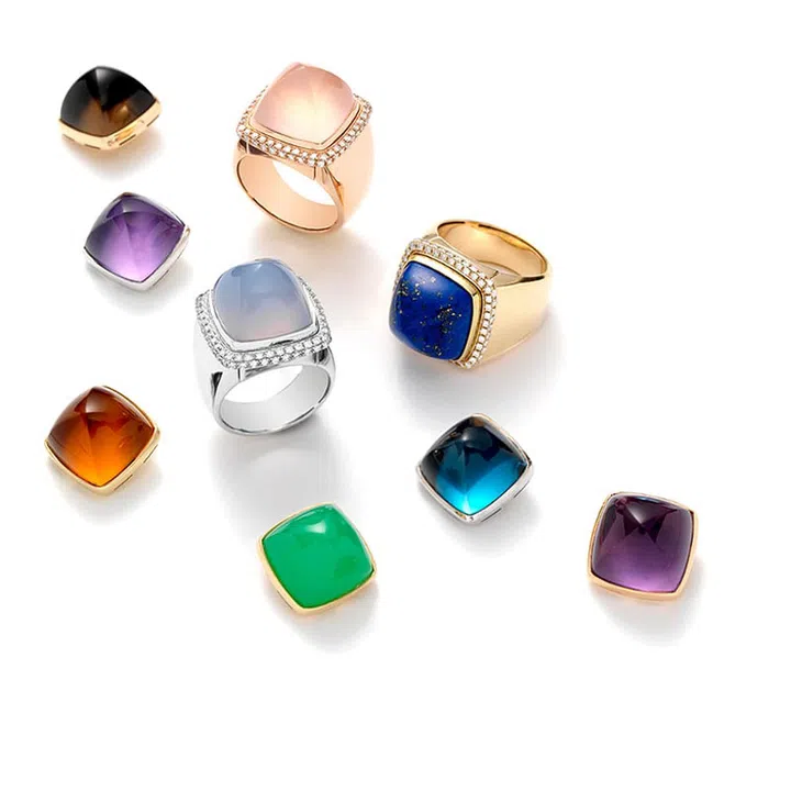 Pain de sucre interchangeable ring, Fred