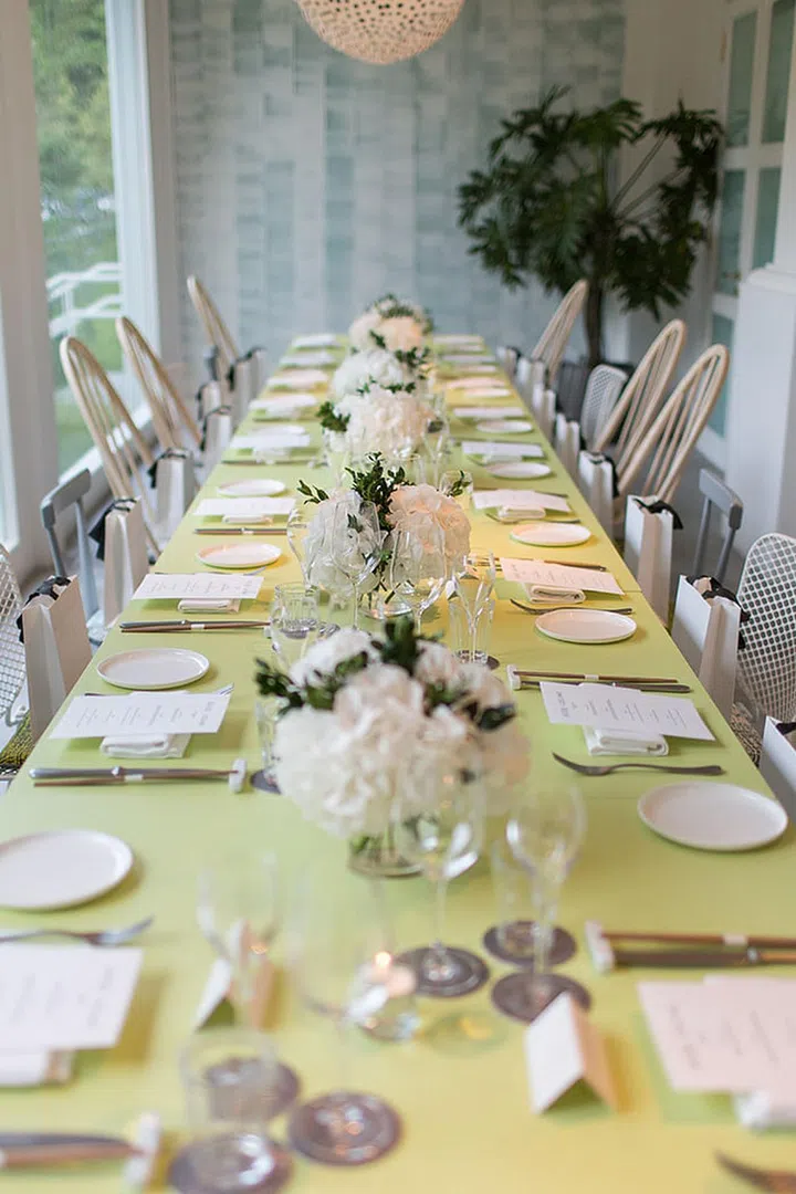 The exquisite setting for our intimate dinner