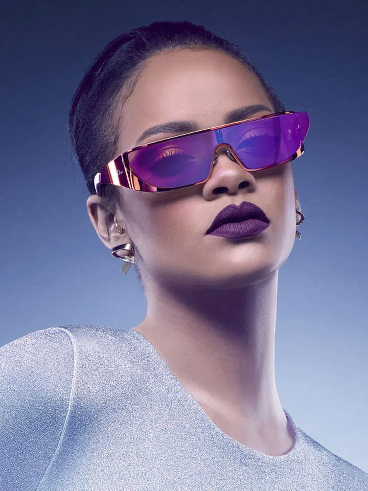 Rihanna designed a range of Dior sunglasses as part of her brand ambassadorship in 2016.

Photo: Courtesy