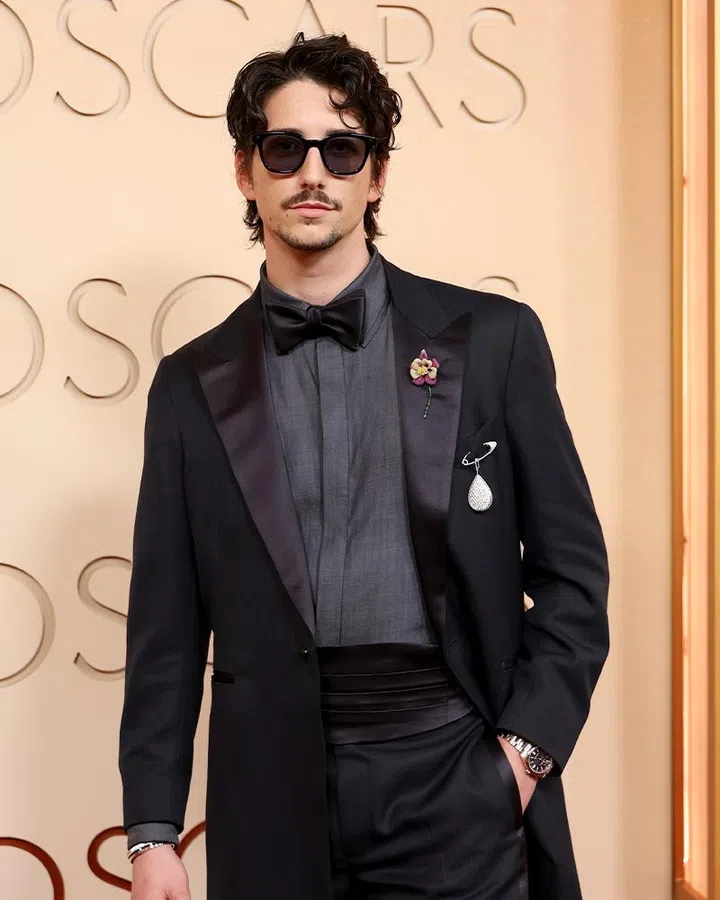 oscars 2026 best jewellery | milo manheim boucheron
