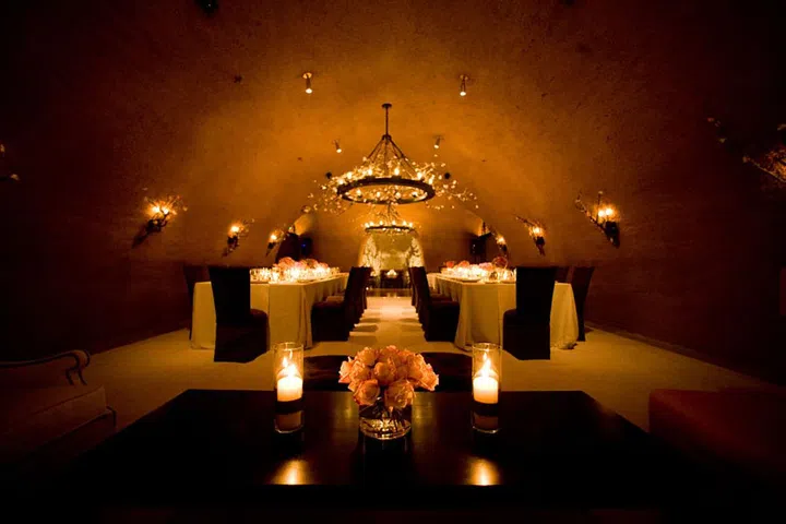 Nested into a private canyon in Upper Napa Valley, serene getaway Calistoga Ranch offers a romantic package that takes advantage of America's most celebrated wine region. Guests can stay in the two-bedroom, 2,400 square foot Estate Lodge—with an expansive deck, outdoor living space, private hot tub and outdoor shower garden—and enjoy a private candlelit dinner for two in Calistoga's majestic wine cave carved deep into the hillside. Dinner in the cave underneath its iron chandelier features live violin music, a menu completely customized to your wishes and a bottle of 2007 Screaming Eagle, Cabernet Sauvignon valued at a whopping $8,000.