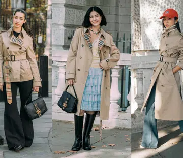 how to wear a trench coat yoyo cao proud oranicha ameera khan