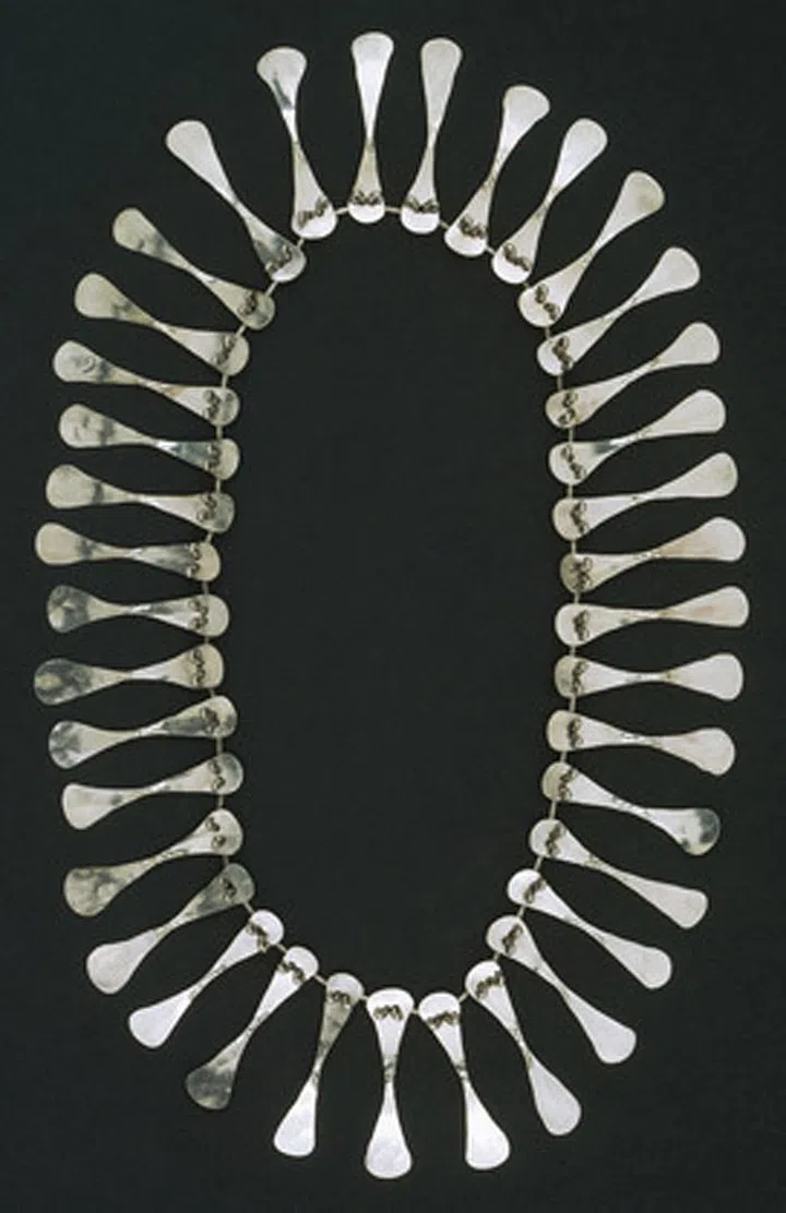 The museum is known for paintings and contemporary installations, but it also houses this Alexander Calder necklace, made out of hammered silver and created by the artist in 1941.
