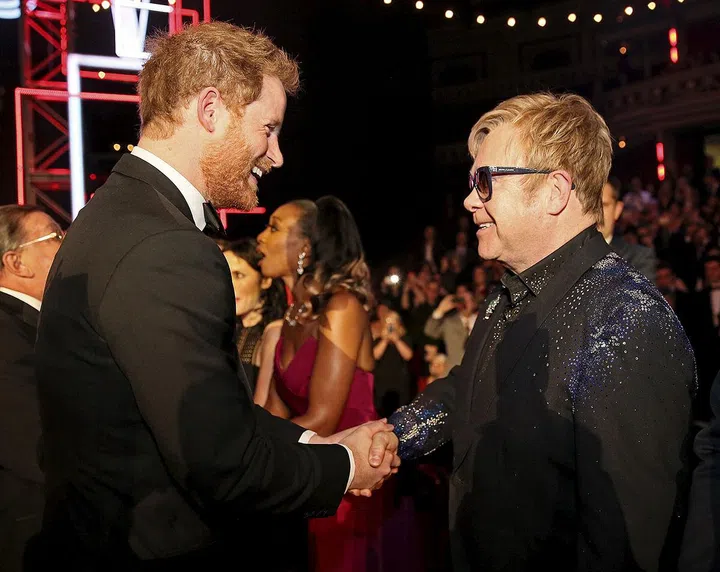 The singer’s close friendship with Princess Diana bagged him an invite to Prince William and Kate Middleton’s 2011 wedding, where Ellie Goulding performed his hit "Your Song" for the couple’s first dance. He also collaborated with Prince Harry on an AIDS/HIV campaign in 2016, and spoke glowingly of the royal in a 2017 documentary about his late mother. If Elton doesn’t feel the love, consider it a major snub.