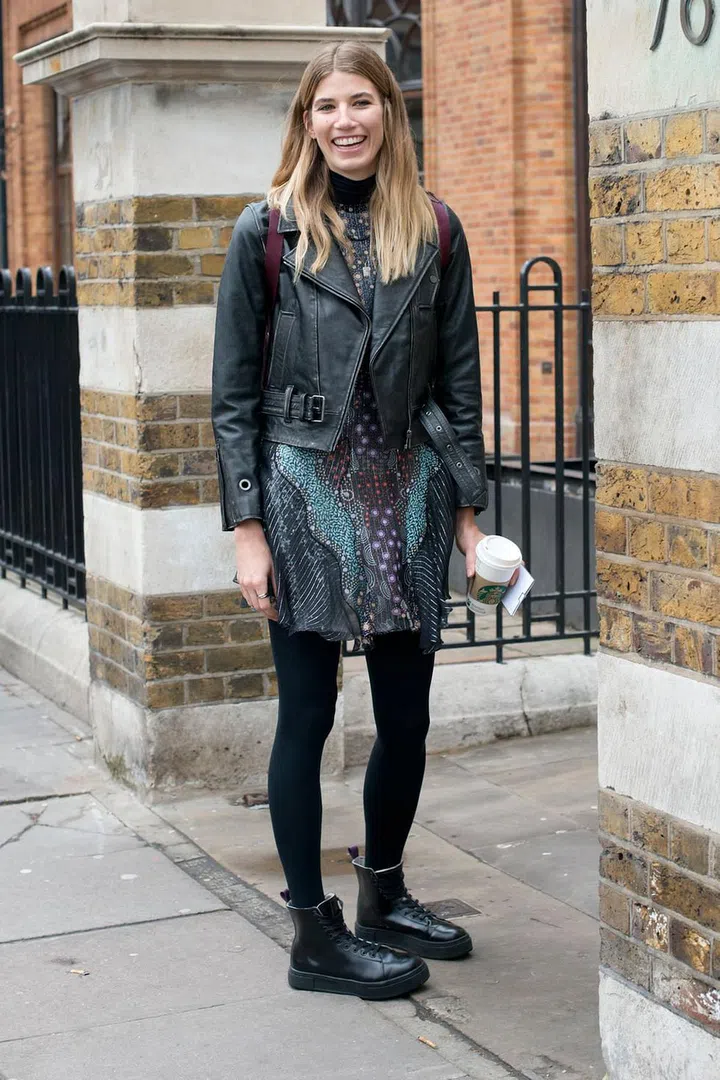 Whether worn with high-waisted jeans like a 90s style hero or with a floral tea dress and utility boots, a leather jacket adds a rebellious, tough edge to every ensemble. Photo: Getty