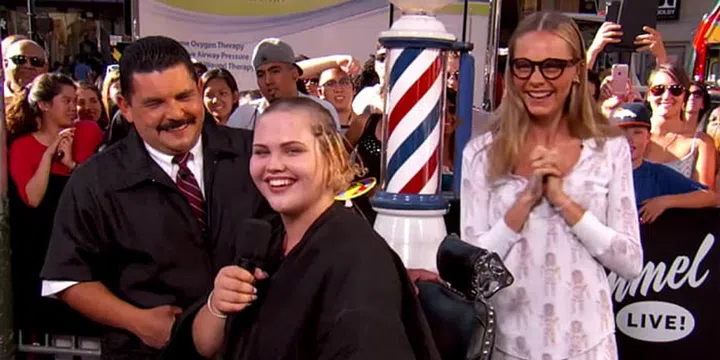 Cara Delevingne Shaves A Fan's Head On Live Television