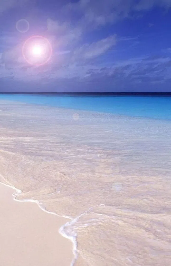 You'd think visitors would flock to this beach to see the sand turn pink when it gets wets, but since there are no facilities nearby (yikes) it's often not as crowded as other popular shores. Photo: Getty 