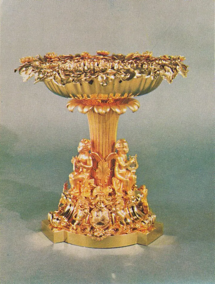 Royal babies are baptised in the silver Lily Font, which takes its name from the expanded flower. The font was constructed in 1840 after being commissioned by Queen Victoria and Prince Albert for the baptism of their first child Victoria, according to the Royal Collections Trust.

It was first used on the date of the christening in February 1841 in the Throne Room of Buckingham Palace. Aside from when it is needed for christenings, the font is kept in the Jewel House section of the Tower of London. Photo: Getty