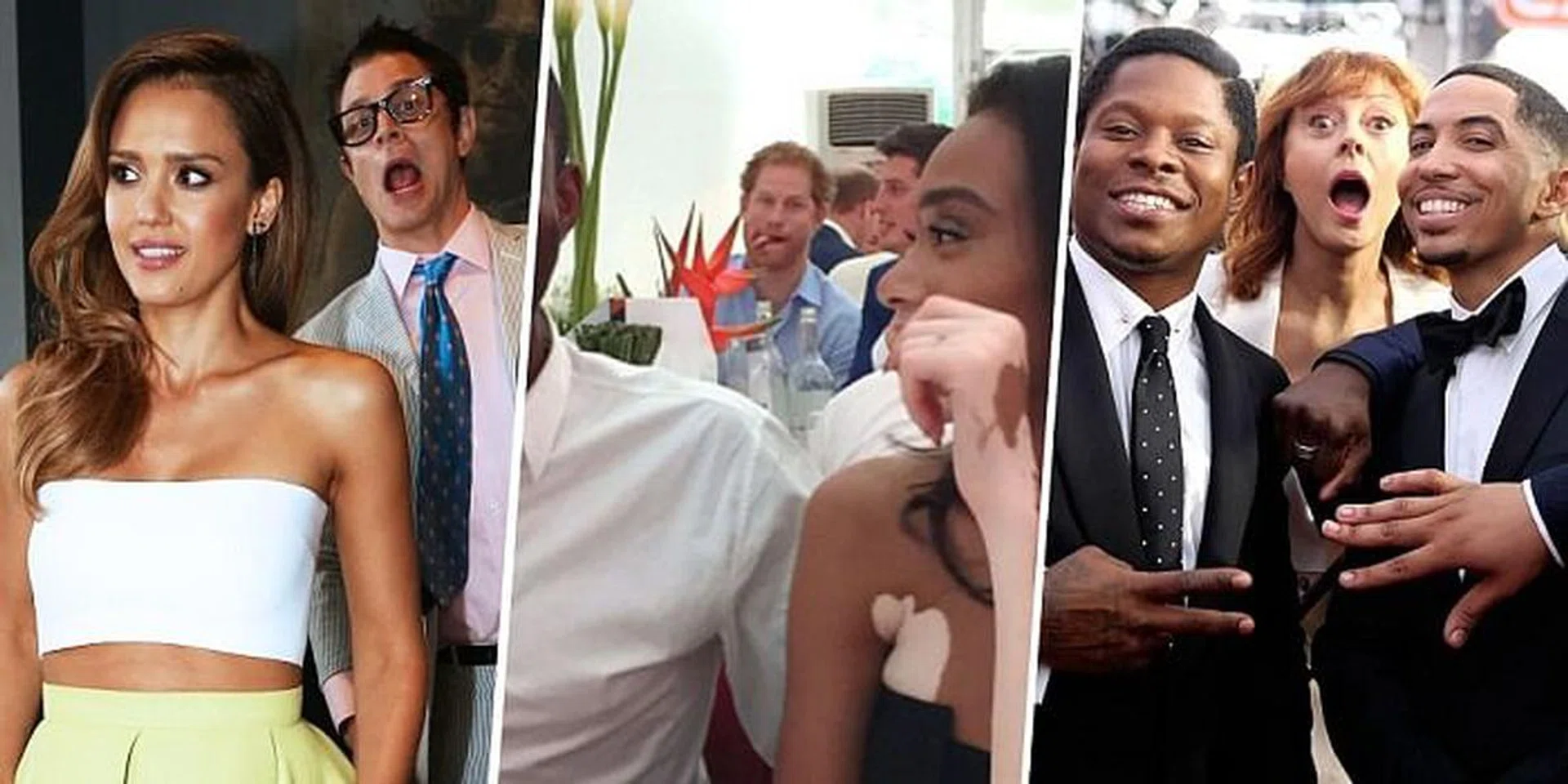 Celeb photobomb