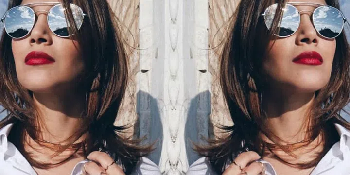 Michelle rocks rouge lips perfectly. Photo: Instagram (@bubblymichelle)