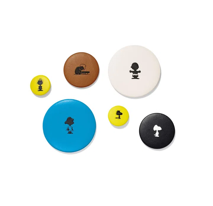 Peanuts Leather Pin Set, SGD175 