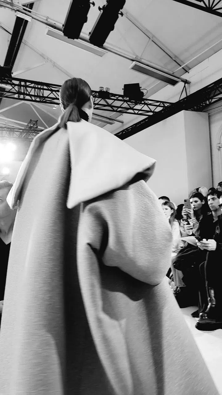 JW Anderson was all about the GBC (Great Big Coat) for Fall.
