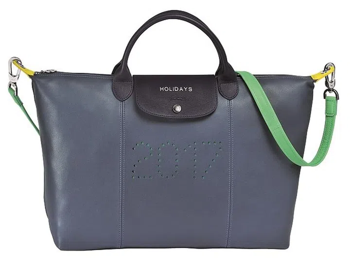 Le Pliage Cuir Travel Bag, $1,230. Photo: Longchamp