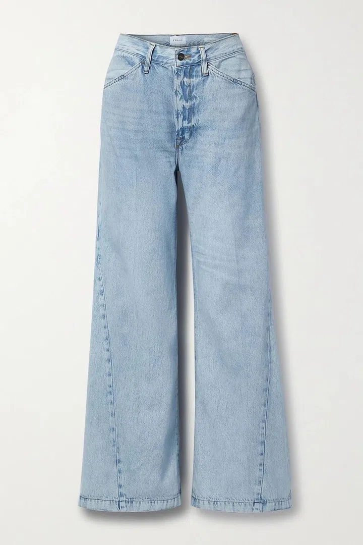 Le Baggy High-Rise Wide-Leg Jeans, $402, Frame at Net-a-Porter
