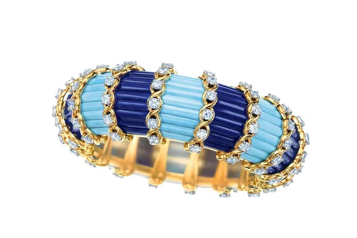 [LAP-iss LAZ-a-lee] n. Popular since 6000 B.C., the intensely blue rock is mentioned in the Epic of Gilgamesh. "Sapphires" in the Old Testament may actually be lapis, as sapphires were unknown before the Roman Empire.