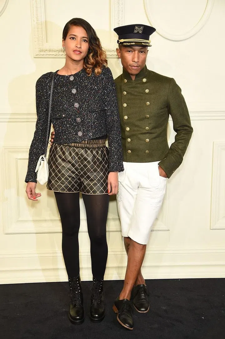 Helen Lasichanh and Pharrell Williams